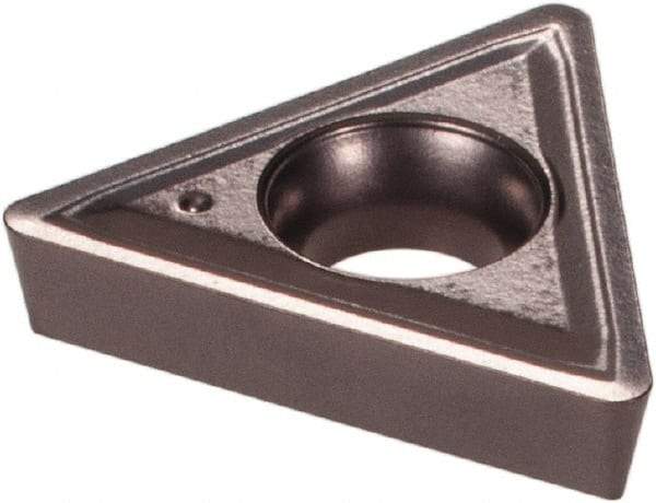 Iscar - TPMT322 Grade IC520M Carbide Milling Insert - TiCN Finish, 0.1331" Thick, 0.3748" Inscribed Circle, 0.8mm Corner Radius - Eagle Tool & Supply