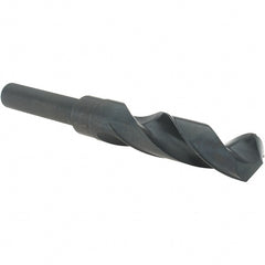 Cle-Line - 3/4" Drill, 118° Point, High Speed Steel Silver Deming & Reduced Shank Drill Bit - Eagle Tool & Supply