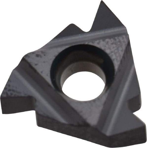 Kennametal - 16NR Internal Right Hand 48-8 Partial Profile 60° Laydown Threading Insert - Grade KC5025, TiAlN Coated Carbide, 9.53mm Inscribed Circle - Eagle Tool & Supply