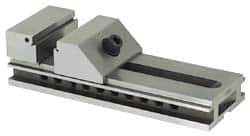 Suburban Tool - 4" Jaw Width, 7-1/2" Jaw Opening Capacity, 1-7/16" Jaw Height, Toolmaker's Vise - Flat Jaw, 0.0003" Parallelism, 0.0003" Squareness, 11" OAL x 4" OAW x 3" OAH - Eagle Tool & Supply