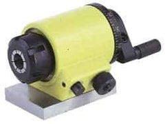 Suburban Tool - ER25 Compatible, 72 Increment, Horizontal Spin Collet Indexer - 1-7/8" High Center, 2-1/4" Wide x 3-3/16" Deep Base, 3" Overall Height, Manual Operation - Eagle Tool & Supply