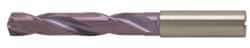 Guhring - 0.6299" 140° Solid Carbide Jobber Drill - FIREX Finish, Right Hand Cut, Spiral Flute, Straight Shank, 5.2362" OAL, SU Point - Eagle Tool & Supply