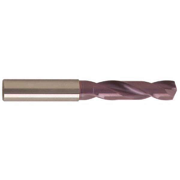 Guhring - 0.4488" 140° Spiral Flute Solid Carbide Screw Machine Drill Bit - Eagle Tool & Supply