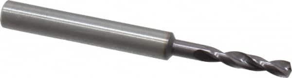 Guhring - 3.5mm 140° Spiral Flute Solid Carbide Screw Machine Drill Bit - Eagle Tool & Supply