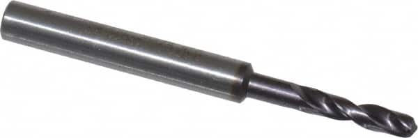 Guhring - 0.1457" 140° Spiral Flute Solid Carbide Screw Machine Drill Bit - Eagle Tool & Supply