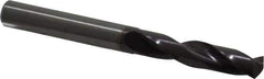 Guhring - 0.315" 140° Spiral Flute Solid Carbide Screw Machine Drill Bit - FIREX Finish, Right Hand Cut, 41mm Flute Length, 79mm OAL, SU Point, Straight Shank - Eagle Tool & Supply