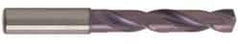 Guhring - 13.1mm 140° Solid Carbide Jobber Drill - FIREX Finish, Right Hand Cut, Spiral Flute, Straight Shank, 124mm OAL, SU Point - Eagle Tool & Supply