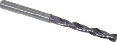Guhring - 13/64" 140° Solid Carbide Jobber Drill - FIREX Finish, Right Hand Cut, Spiral Flute, Straight Shank, 82mm OAL, SU Point - Eagle Tool & Supply