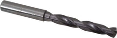 Guhring - 0.3465" 140° Solid Carbide Jobber Drill - FIREX Finish, Right Hand Cut, Spiral Flute, Straight Shank, 103mm OAL, SU Point - Eagle Tool & Supply
