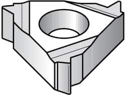 Kennametal - 11NR Internal Right Hand 14 NPTF Laydown Threading Insert - Grade KC5025, TiAlN Coated Carbide, 6.35mm Inscribed Circle - Eagle Tool & Supply