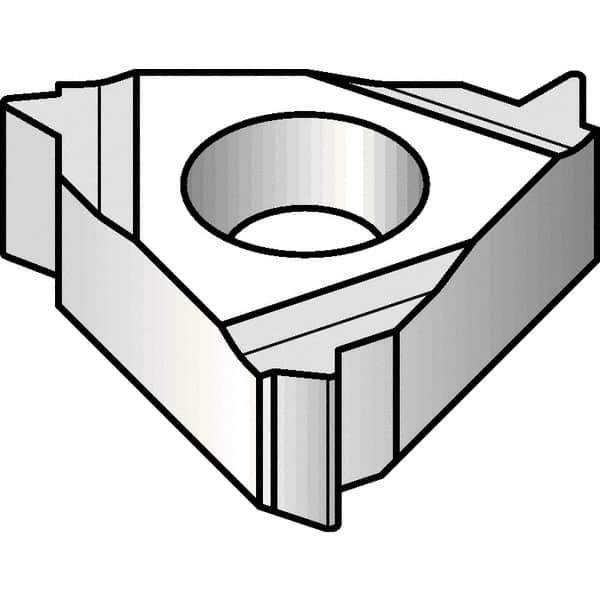 Kennametal - 16NR Internal Right Hand 16 UNJ Laydown Threading Insert - Grade KC5025, TiAlN Coated Carbide, 9.53mm Inscribed Circle - Eagle Tool & Supply