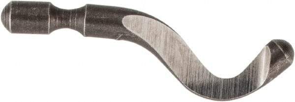 Shaviv - B30 Right-Handed High Speed Steel Deburring Swivel Blade - Use on Cross Hole Surfaces, Adjustable - Eagle Tool & Supply