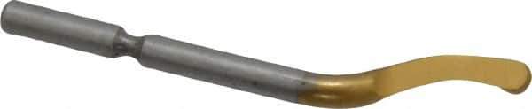 Noga - S10 Right-Handed High Speed Steel Deburring Swivel Blade - Use on Hole Edge & Straight Edge Surfaces - Eagle Tool & Supply