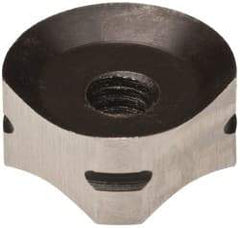 Noga - N80K M42 Bi-Directional High Speed Steel Deburring Swivel Blade - Round Blade Cross Section, Use on Slot/Keyway Surfaces, Reversible - Eagle Tool & Supply