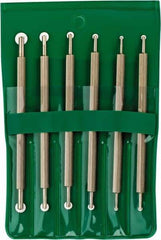 Value Collection - 6 Piece High Speed Steel Blade Hand Deburring Tool Set - For Hole Edge, Straight Edge - Eagle Tool & Supply