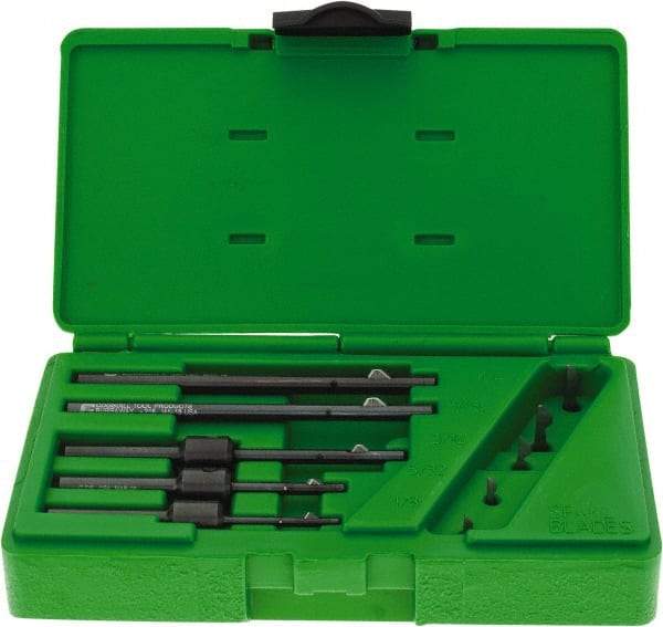 Cogsdill Tool - 5 Piece Power Deburring Tool Set - Includes 1/8 to 1/4" Diam Hole Range Tools - Eagle Tool & Supply