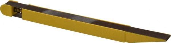 Lumberton Industries - 400 Grit Yellow Abrasive Belt Stick - 1/2 Inches Wide x 8 Inches Long - Eagle Tool & Supply