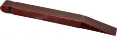 Lumberton Industries - 120 Grit Red Abrasive Belt Stick - 3/4 Inches Wide x 10 Inches Long - Eagle Tool & Supply