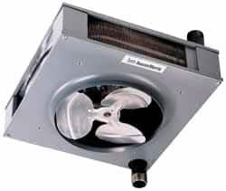 Mestek - 16-3/4" Fan Diam, 1790 CFM, Steam & Hot Water, Vertical Hydronic Suspended Heater - Eagle Tool & Supply