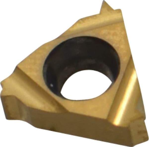 Carmex - 11IR Internal Right Hand 20 UN Laydown Threading Insert - Grade BXC, TiN Coated Carbide - Eagle Tool & Supply