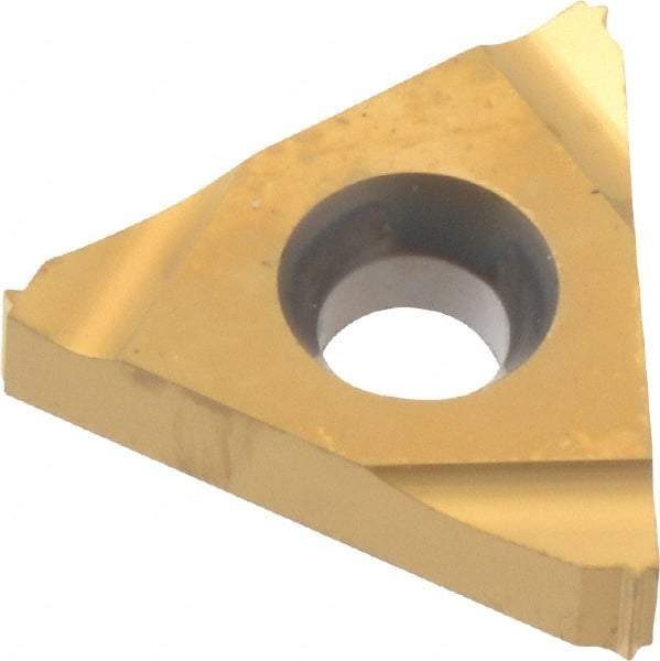 Carmex - 16ER External Right Hand ISO Laydown Threading Insert - Grade P25C, TiN Coated Carbide - Eagle Tool & Supply