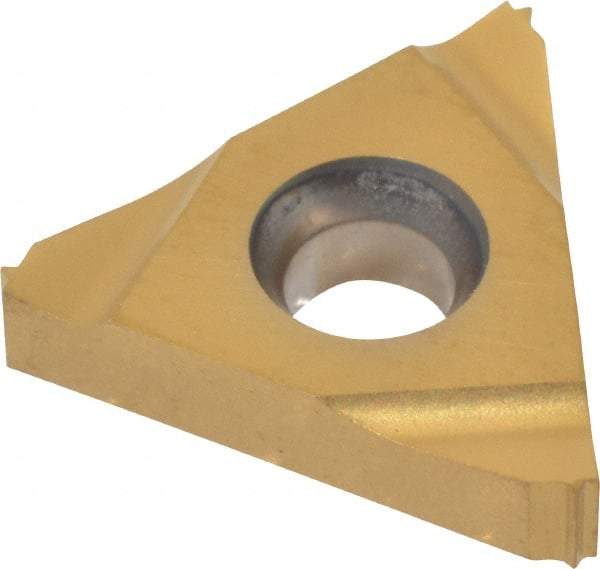 Carmex - 16ER External Right Hand ISO Laydown Threading Insert - Grade BXC, TiN Coated Carbide - Eagle Tool & Supply