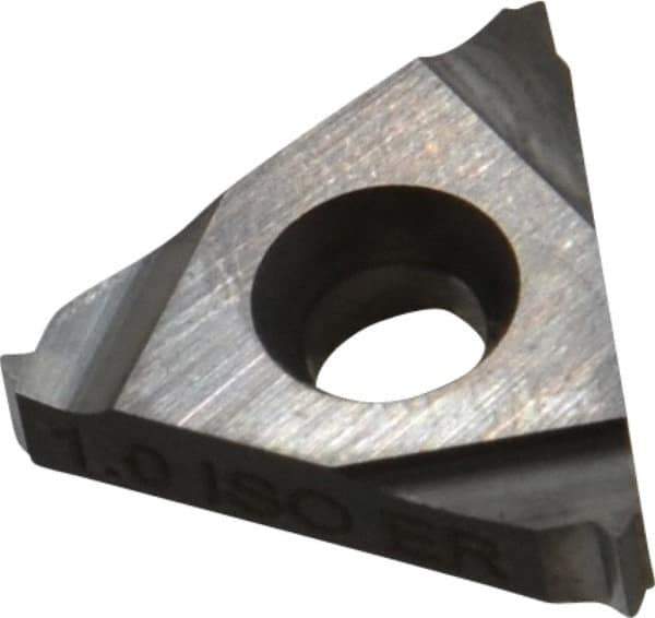 Carmex - 16ER External Right Hand ISO Laydown Threading Insert - Grade P30, Uncoated Coated Carbide - Eagle Tool & Supply