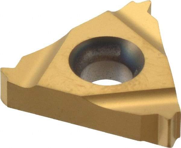 Carmex - 16ER External Right Hand ISO Laydown Threading Insert - Grade BXC, TiN Coated Carbide - Eagle Tool & Supply