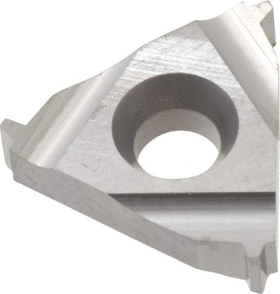 Carmex - 16ER External Right Hand 16 Acme Laydown Threading Insert - Grade P30, Uncoated Coated Carbide - Eagle Tool & Supply