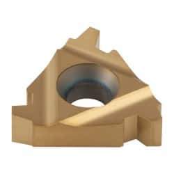 Carmex - 22ER External Right Hand 6 Acme Laydown Threading Insert - Grade P25C, TiN Coated Carbide - Eagle Tool & Supply