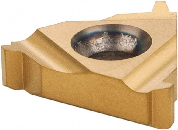 Carmex - 16IR Internal Right Hand 12 Acme Laydown Threading Insert - Grade P25C, TiN Coated Carbide - Eagle Tool & Supply
