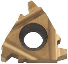 Hertel - 16IR Internal Right Hand 16 Acme Laydown Threading Insert - Grade HG330TR, TiC/TiN Coated Carbide - Eagle Tool & Supply