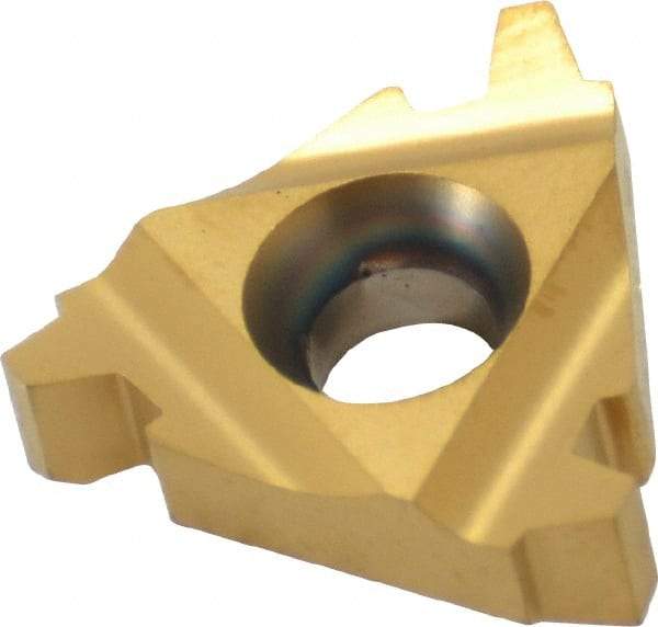 Carmex - 22IR Internal Right Hand 6 Acme Laydown Threading Insert - Grade BXC, TiN Coated Carbide - Eagle Tool & Supply