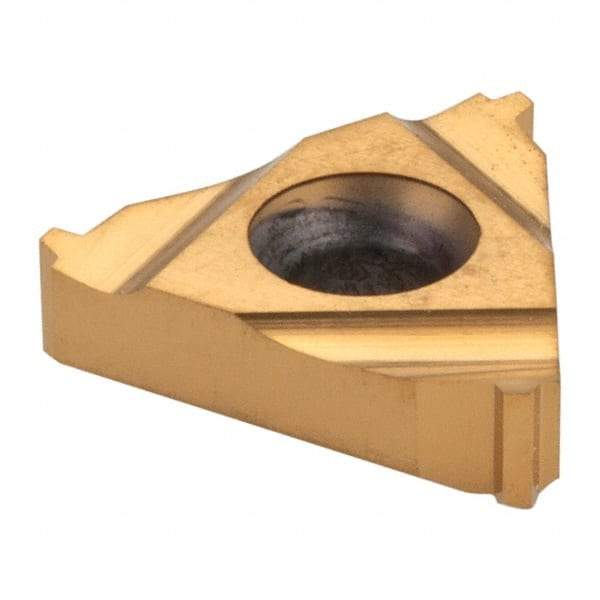 Carmex - 16ER External Right Hand 14 Stub Acme Laydown Threading Insert - Grade P25C, TiN Coated Carbide - Eagle Tool & Supply