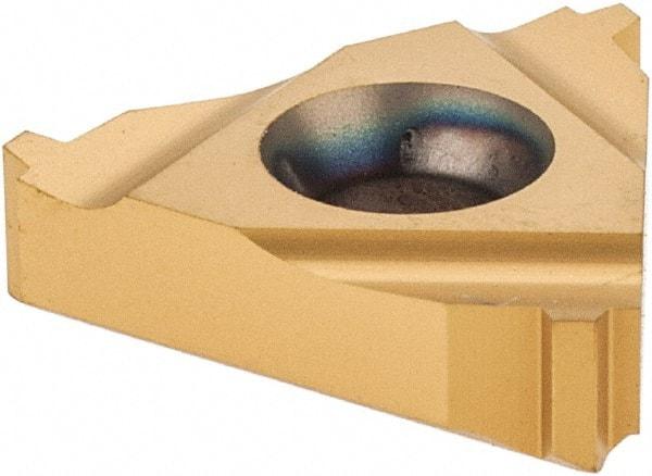 Carmex - 16ER External Right Hand 12 Stub Acme Laydown Threading Insert - Grade P25C, TiN Coated Carbide - Eagle Tool & Supply