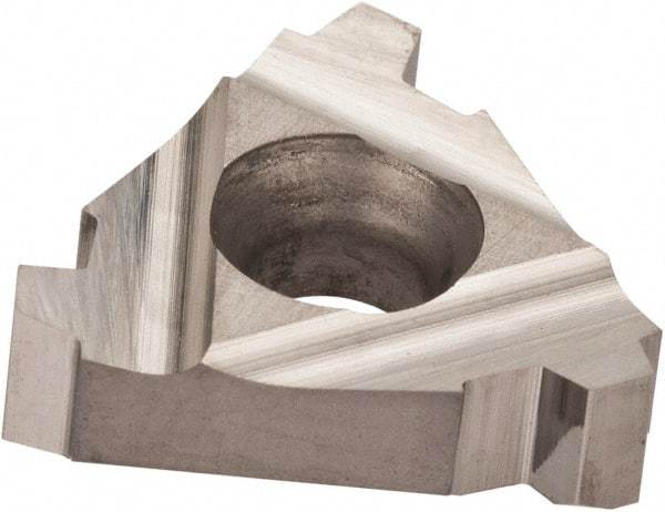 Carmex - 22ER External Right Hand 5 Stub Acme Laydown Threading Insert - Grade P30, Uncoated Coated Carbide - Eagle Tool & Supply