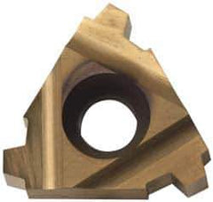 Hertel - 16IR Internal Right Hand 8 Stub Acme Laydown Threading Insert - Grade HG330TR, TiC/TiN Coated Carbide - Eagle Tool & Supply