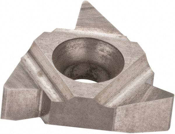 Carmex - 22UIR Internal Right Hand 4 American Buttress Laydown Threading Insert - Grade P30, Uncoated Coated Carbide - Eagle Tool & Supply