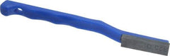 Value Collection - 320 Grit Blue Single-Ended Boron Carbide Hand Hone - Extra Fine Grade, 5-1/2" OAL, with Cutting Dimensions of 1-9/16" Length x 1/2" Wide x 3/16" High - Eagle Tool & Supply