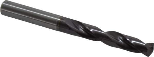 Guhring - Letter W 140° Solid Carbide Jobber Drill - FIREX Finish, Right Hand Cut, Spiral Flute, Straight Shank, 103mm OAL, SU Point - Eagle Tool & Supply
