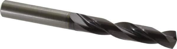 Guhring - 0.3937" 140° Solid Carbide Jobber Drill - FIREX Finish, Right Hand Cut, Spiral Flute, Straight Shank, 103mm OAL, SU Point - Eagle Tool & Supply