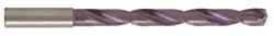 Guhring - 15.5mm, 140° Point, Solid Carbide Taper Length Drill Bit - TiAlN Finish, 152mm Flute Length, 204mm OAL, Series 5512 - Eagle Tool & Supply