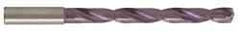 Guhring - 15.5mm, 140° Point, Solid Carbide Taper Length Drill Bit - TiAlN Finish, 152mm Flute Length, 204mm OAL, Series 5512 - Eagle Tool & Supply