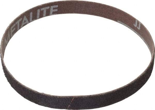 Norton - 1/2" Wide x 12" OAL, 40 Grit, Aluminum Oxide Abrasive Belt - Aluminum Oxide, Coarse, Coated, X Weighted Cloth Backing, Series R283 - Eagle Tool & Supply