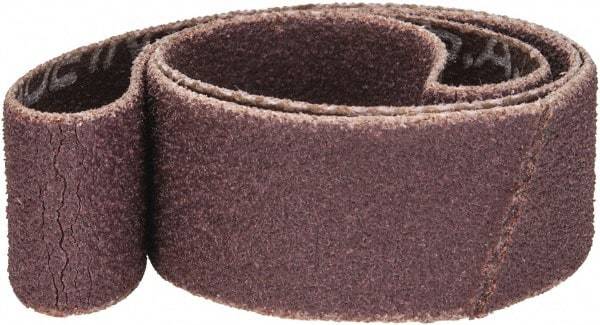 Norton - 1/2" Wide x 12" OAL, 100 Grit, Aluminum Oxide Abrasive Belt - Aluminum Oxide, Fine, Coated, X Weighted Cloth Backing, Series R283 - Eagle Tool & Supply