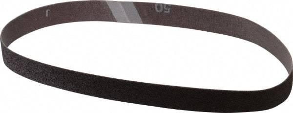 Norton - 3/4" Wide x 20-1/2" OAL, 50 Grit, Aluminum Oxide Abrasive Belt - Aluminum Oxide, Coarse, Coated, Cloth Backing, Series R283 - Eagle Tool & Supply