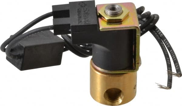 LDI Industries - 2 Port 1" Diam, 1/8-27 x 1/8-27 Thread, Central Lubrication System 3-Way Solenoid Valve - Eagle Tool & Supply