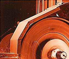 Made in USA - 2-1/2" Wide x 60" OAL, 40 Grit, Zirconia Alumina Abrasive Belt - Zirconia Alumina, Coarse, Coated, X Weighted Cloth Backing - Eagle Tool & Supply