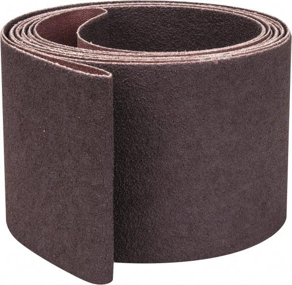 Norton - 3" Wide x 132" OAL, 60 Grit, Aluminum Oxide Abrasive Belt - Aluminum Oxide, Medium, Coated, X Weighted Cloth Backing, Series R228 - Eagle Tool & Supply