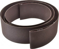 Norton - 3" Wide x 132" OAL, 120 Grit, Aluminum Oxide Abrasive Belt - Aluminum Oxide, Fine, Coated, X Weighted Cloth Backing, Series R228 - Eagle Tool & Supply